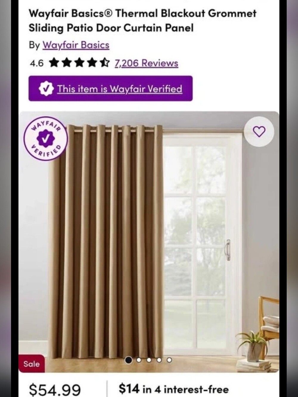 Wayfair Taupe Blackout Curtains
